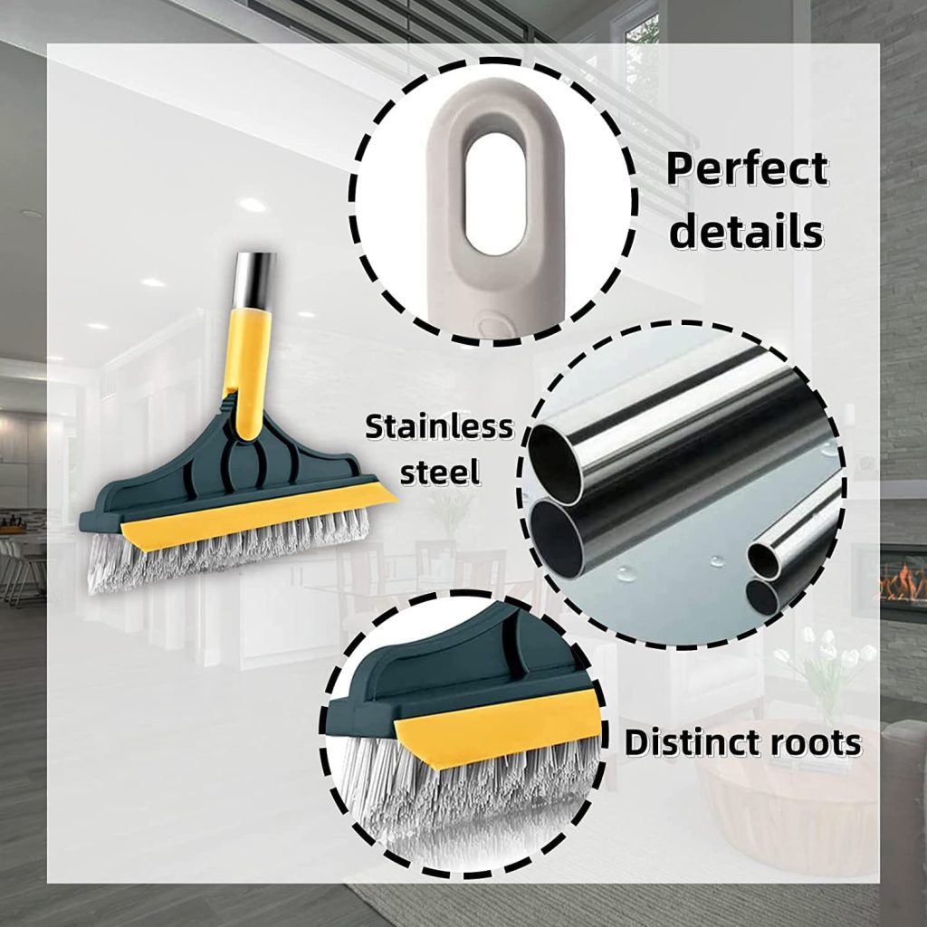 120° Rotatable 2 In 1 Floor Cleaning Brush