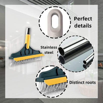 120° Rotatable 2 In 1 Floor Cleaning Brush