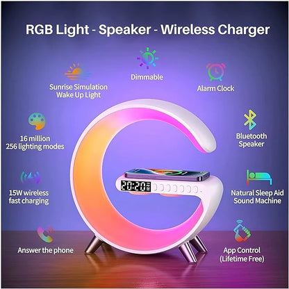 G63 Rgb Light Bluetooth Speaker Charging 4 In 1 Led