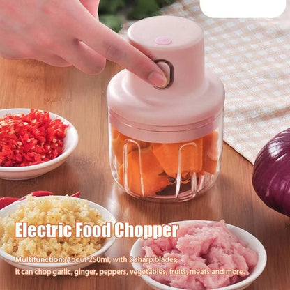 Rechargeable Mini Grinder Food Chopper (250ml)