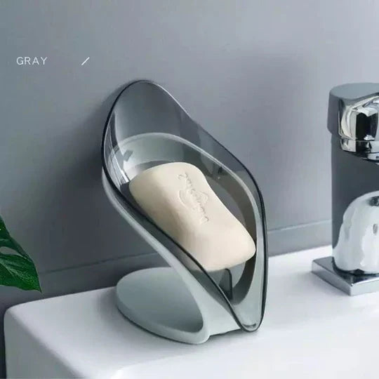 Buy 1 Get 4 Free Self Draining Leaf Shape Soap Holder